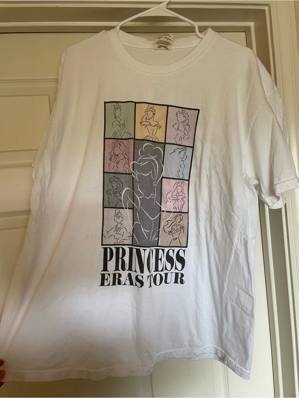 Women’s Disney Princess Eras Tour Comfort Colors Tee Taylor Swift Theme